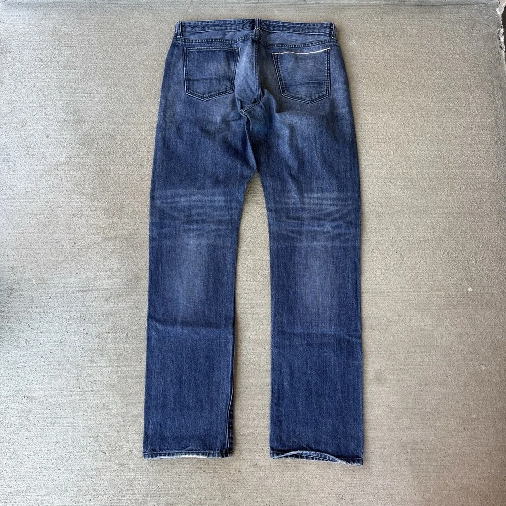 Banana Republic Slim Selvedge Jeans 34x34 Dark Indigo Denim Japan‎ Fabric